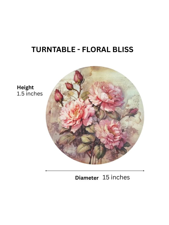 Turntable - Floral Bliss