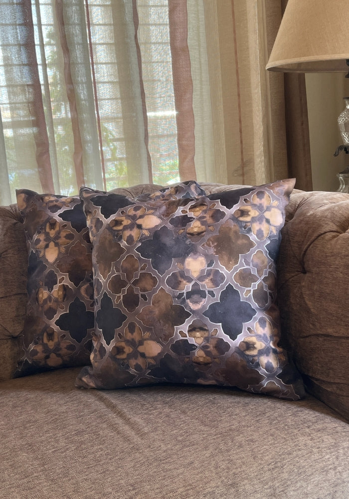 Reversible Cushion Covers - Indigo Hues - Set of 2