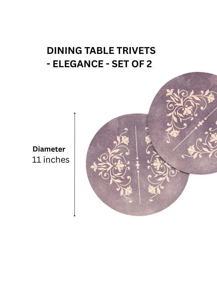 Dining Table Trivets - Elegance - Set of 2