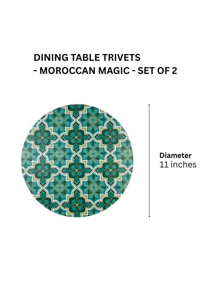 Dining Table Trivets - Moroccan Magic - Set of 2
