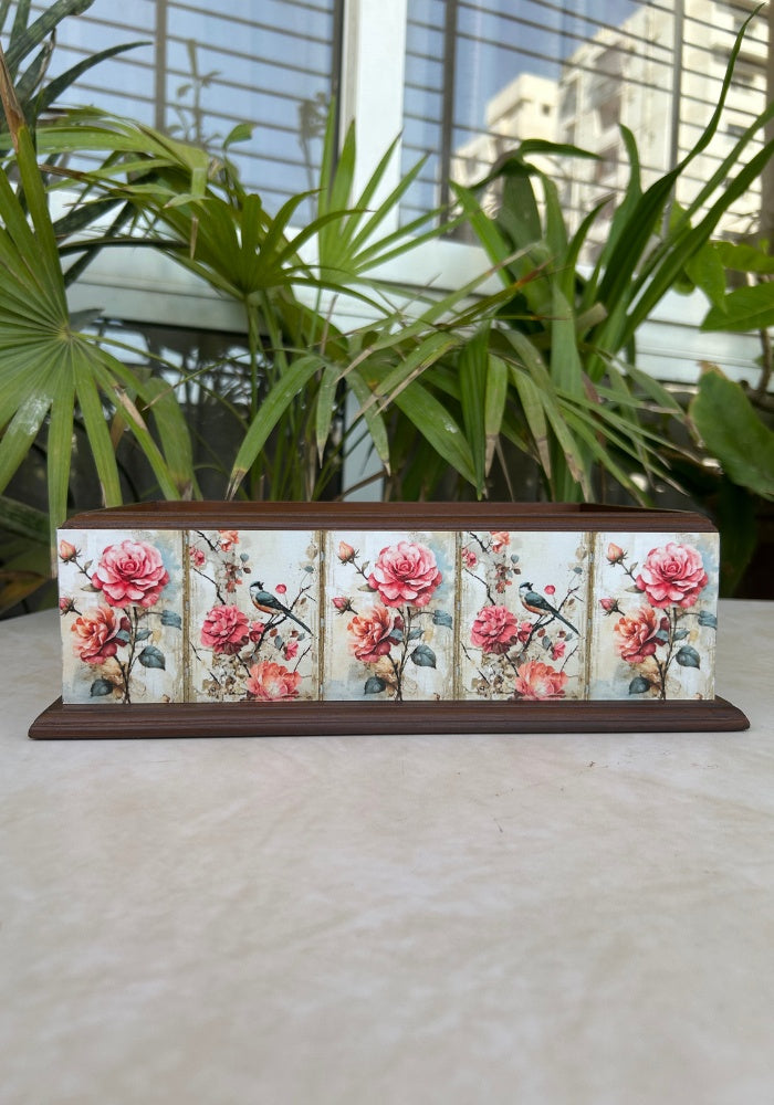 Carved Box - Pink Blossom