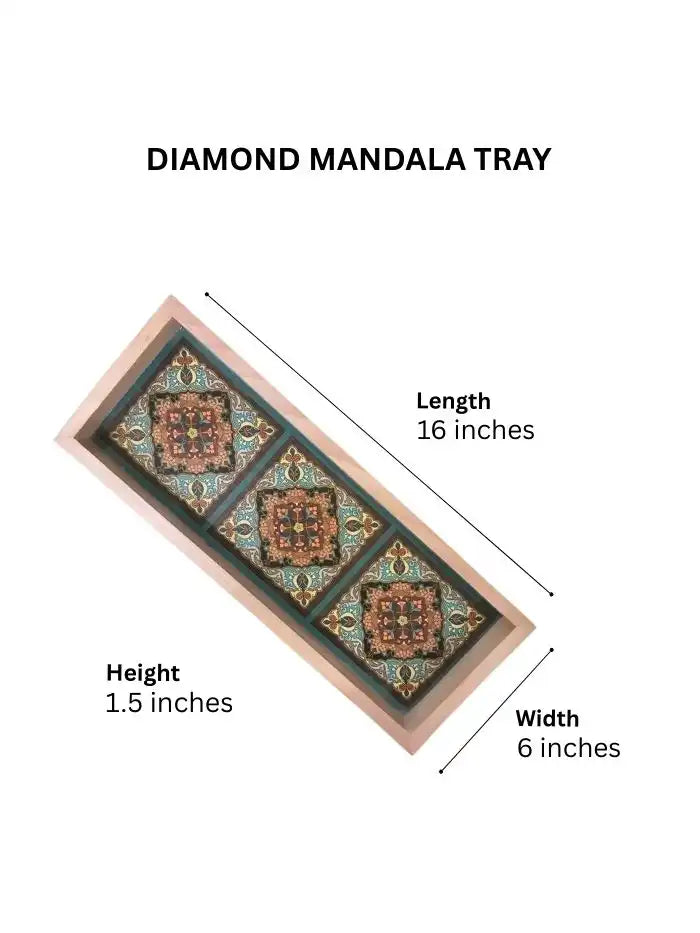 Diamond Mandala Tray TR Designs