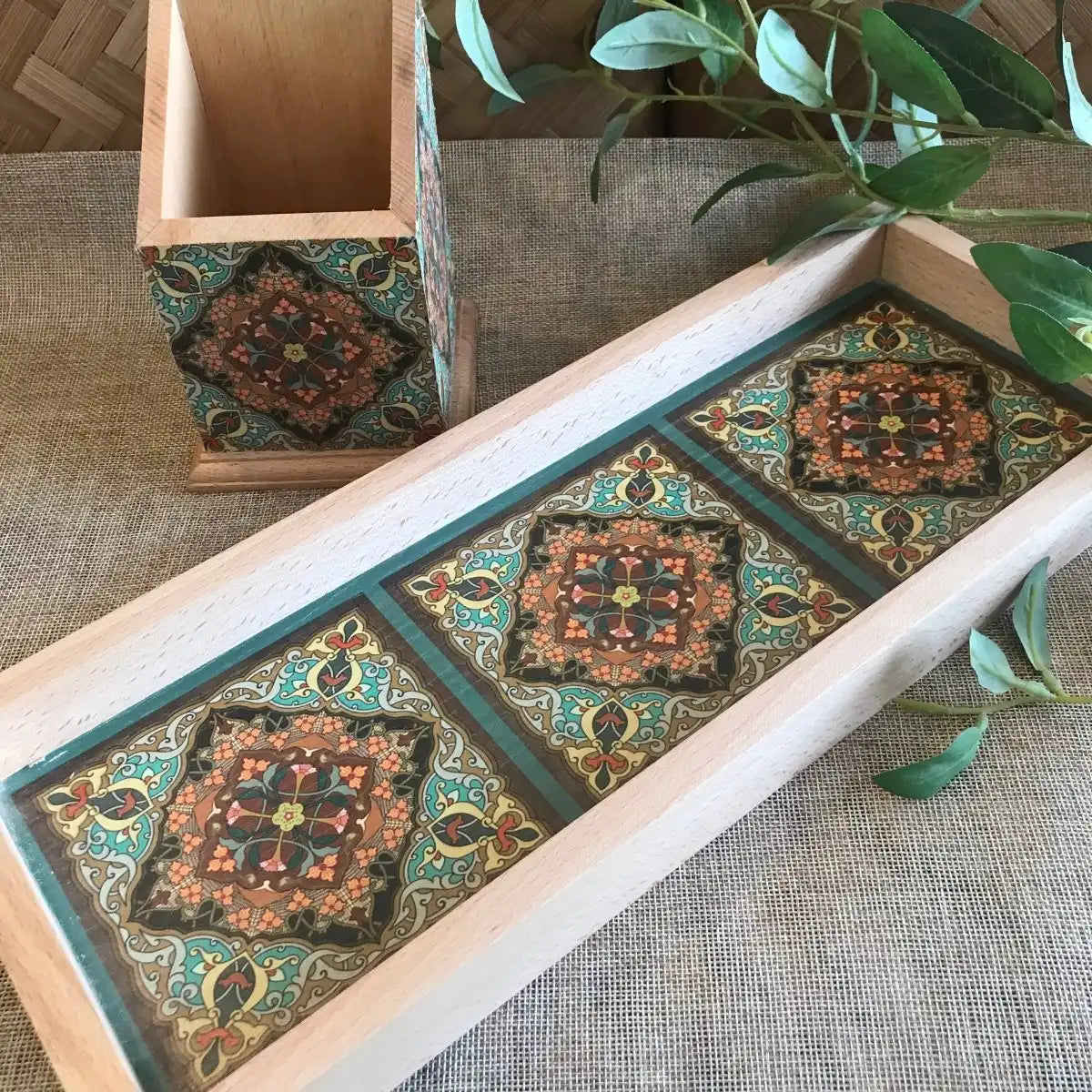 Diamond Mandala Tray TR Designs