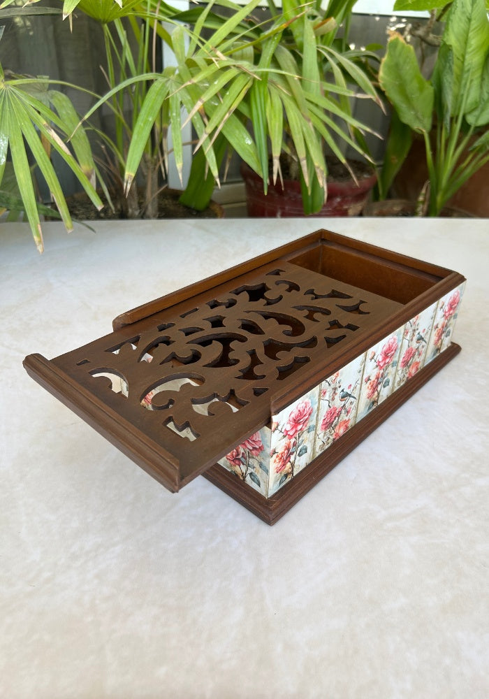 Carved Box - Pink Blossom