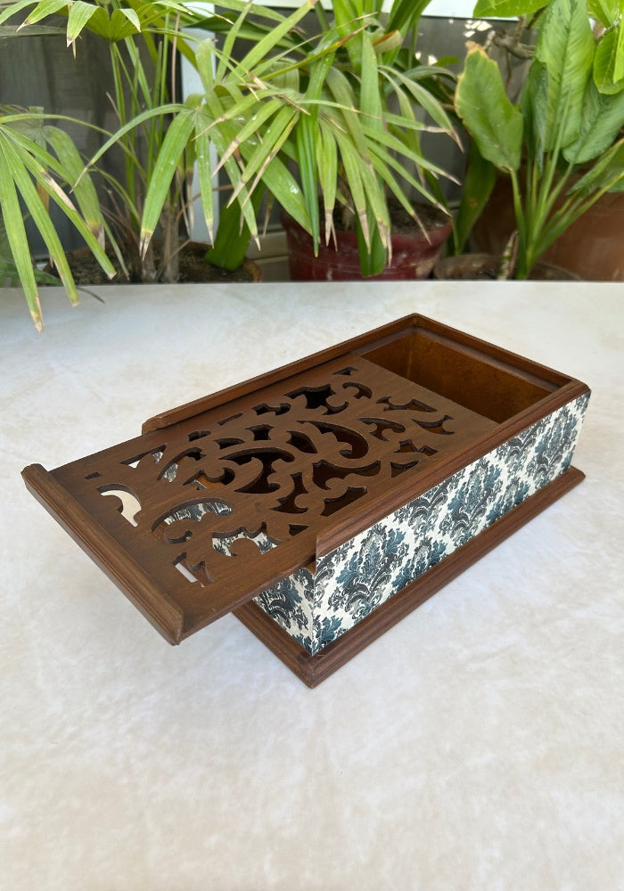 Carved Box - Damask