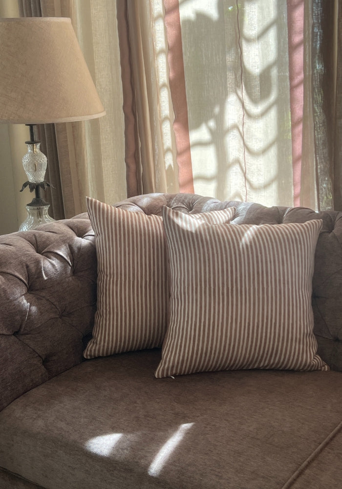 Reversible Cushion Covers - Classic Stripes - Set of 2