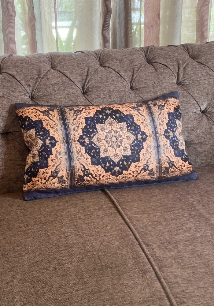 Reversible Cushion Covers - Indigo Tapestry - Set of 2