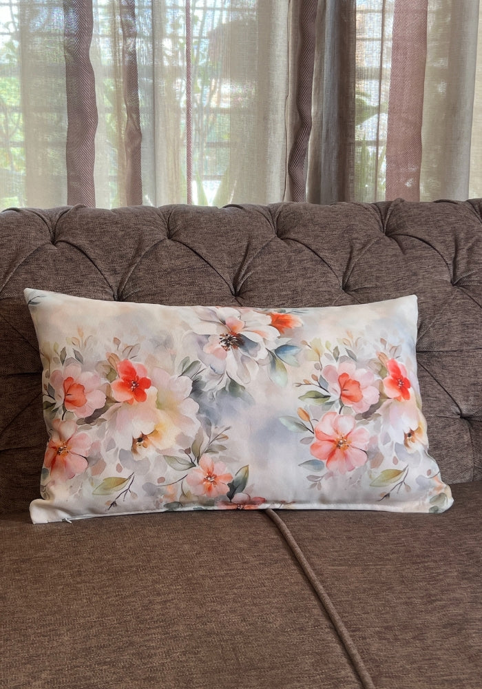 Reversible Cushion Covers - Watercolor Florals - Set of 2