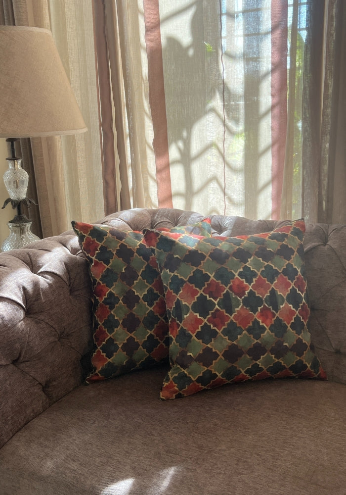 Reversible Cushion Covers - Arabian Nights - Set of 2