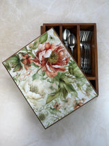 Cutlery Box - Floral Dance