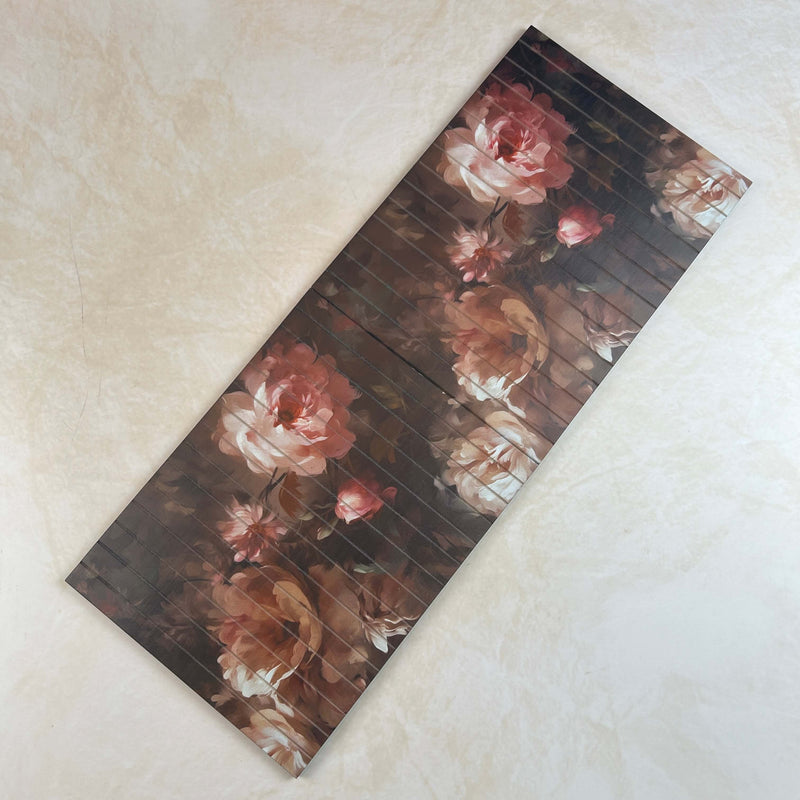 Wooden Collapsible Runner - Watercolor Florals