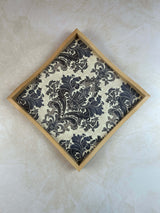 Square Tray - Damask