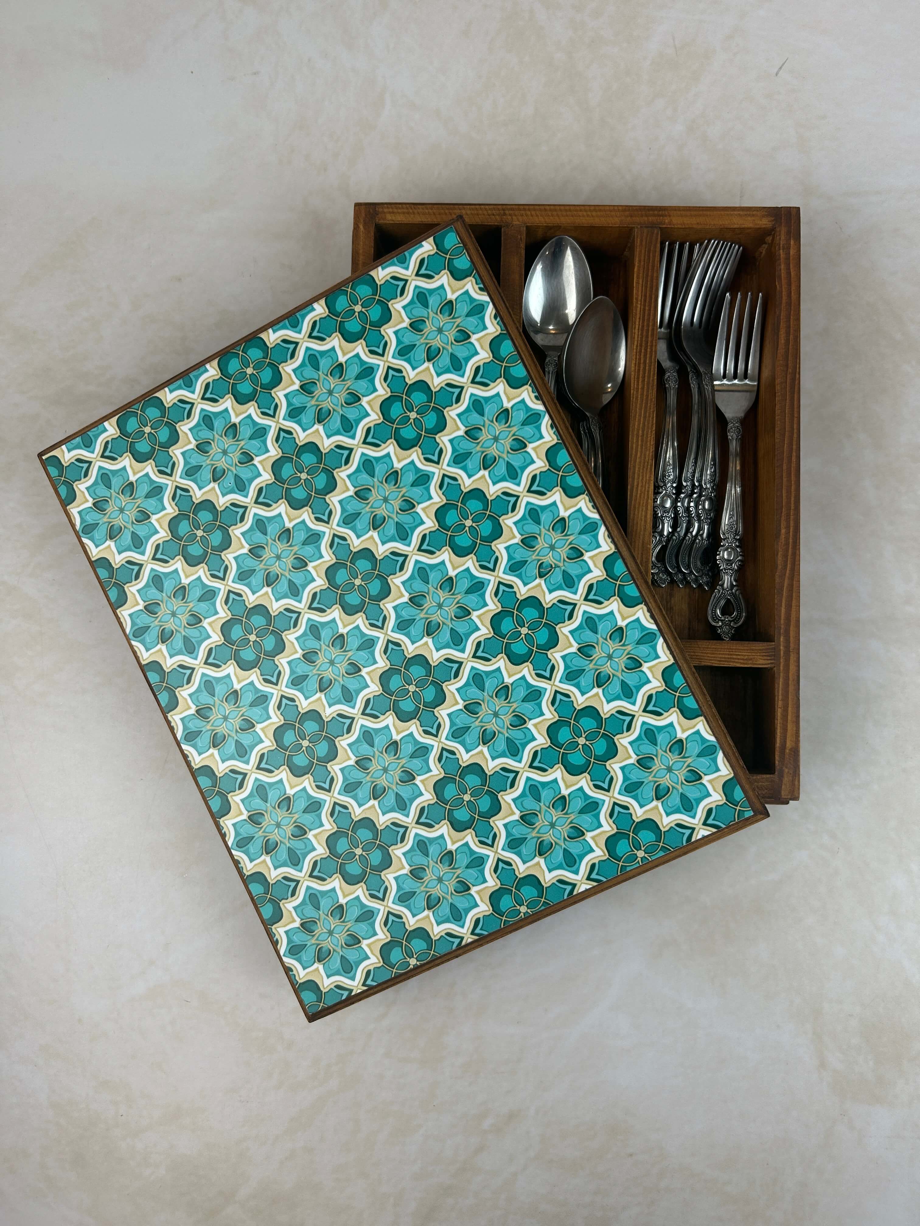 Cutlery Box - Moroccan Magic