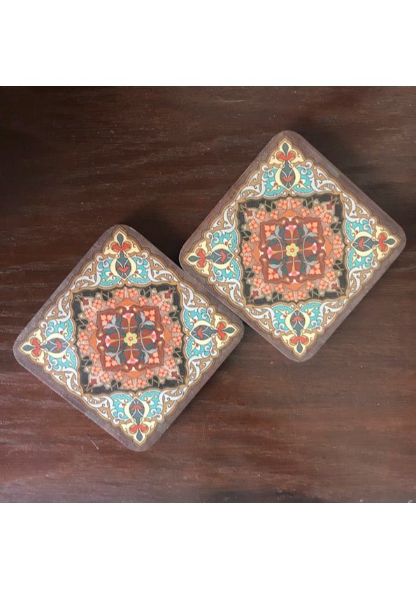 Diamond Mandala Coasters - TR Designs UAE