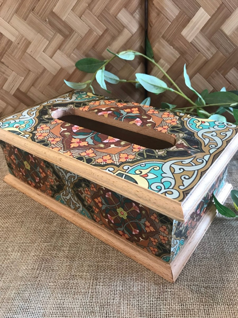 Diamond Mandala - Tissue Box - TR Designs UAE