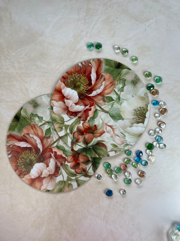 Dining Table Trivets - Floral Dance - Set of 2